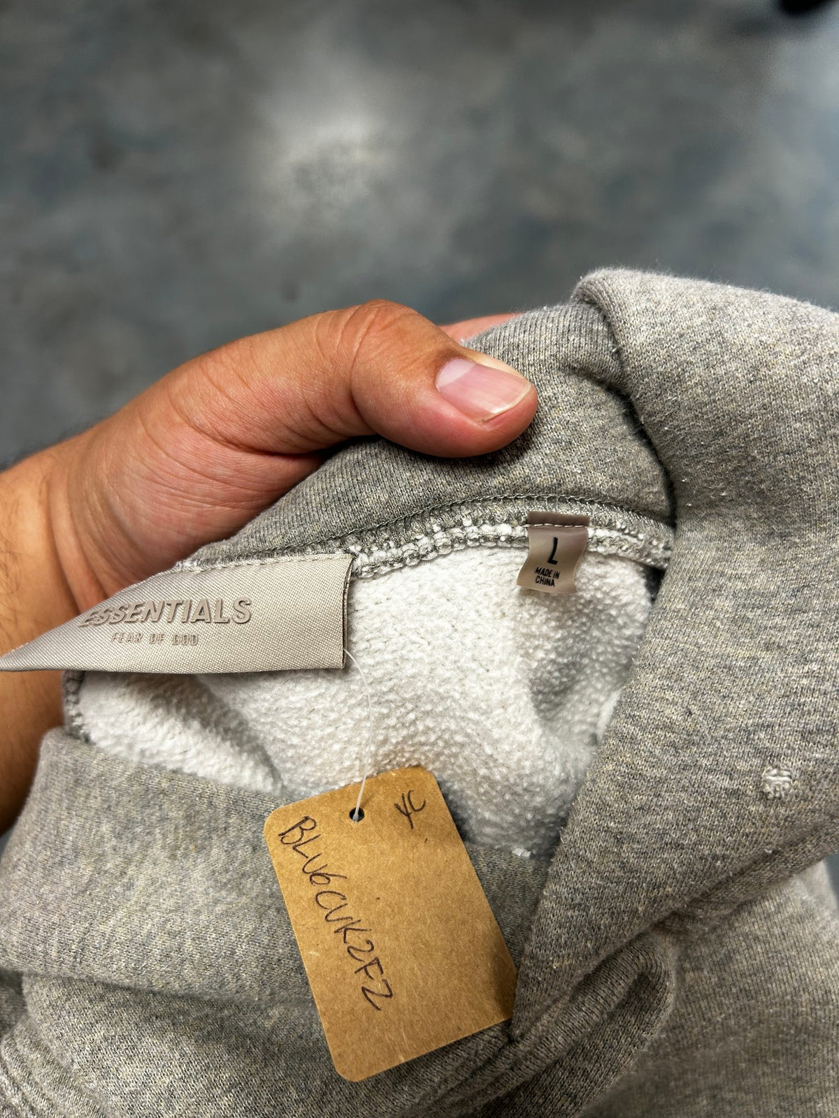 Fear Of God ESSENTIALS Oat Hoodie