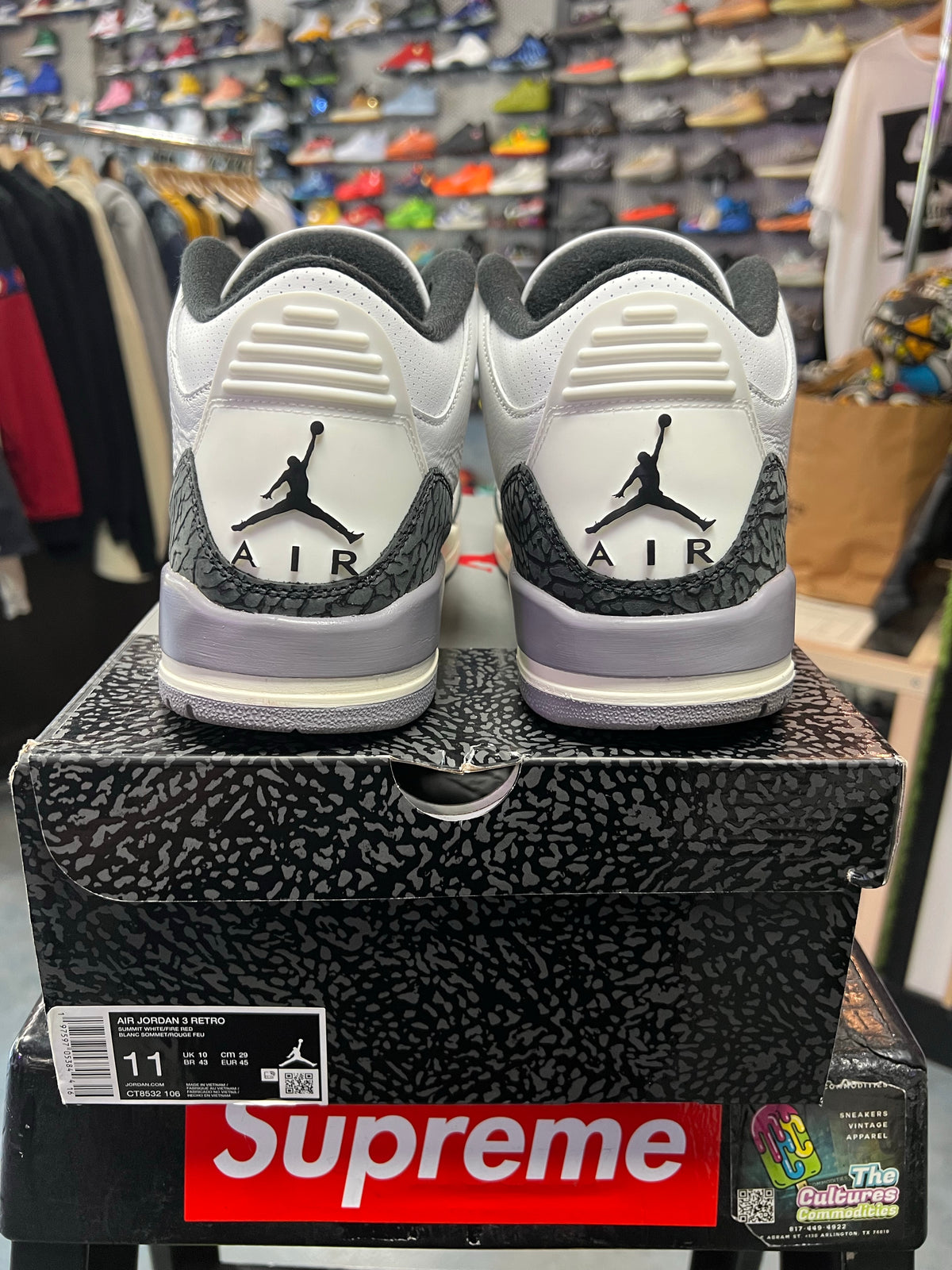 Jordan 3 Retro Cement Grey