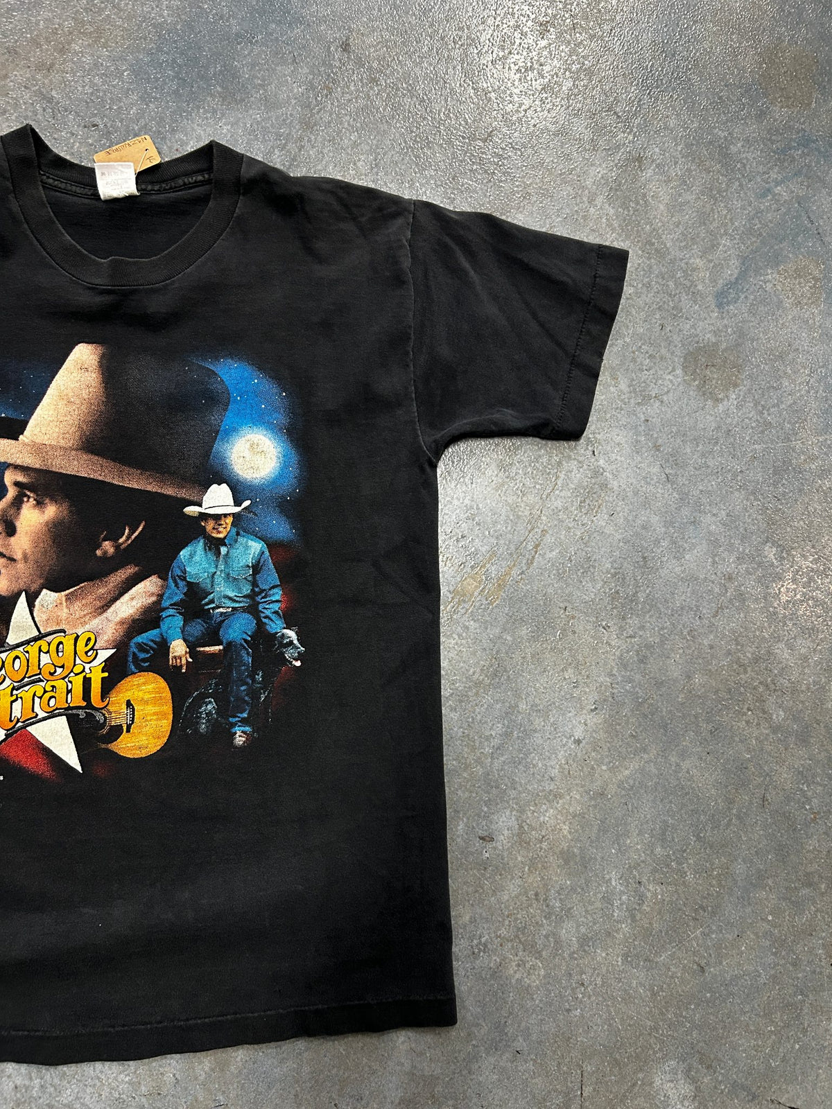 Vintage 1994 George Starits "Lead On Tour" Black Tee