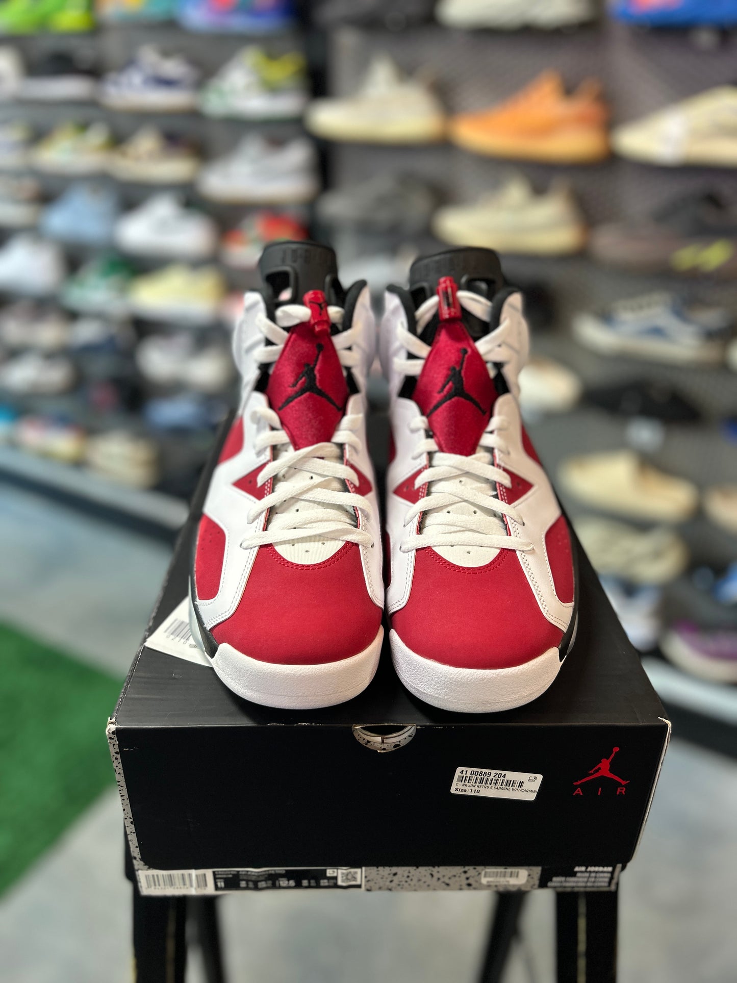 Jordan 6 Retro Carmine (2021) Tried On (