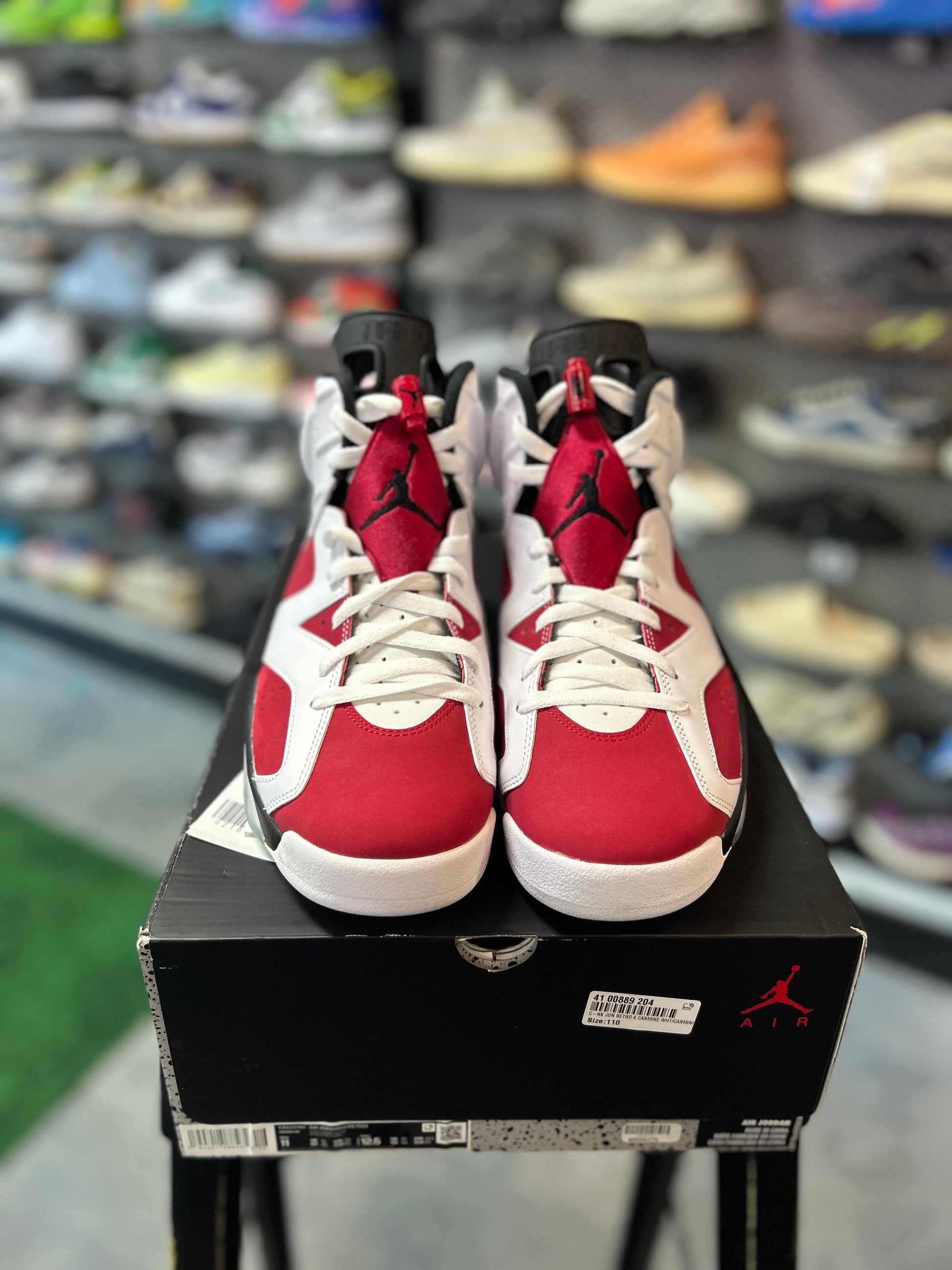 Jordan 6 Retro Carmine (2021) Tried On (