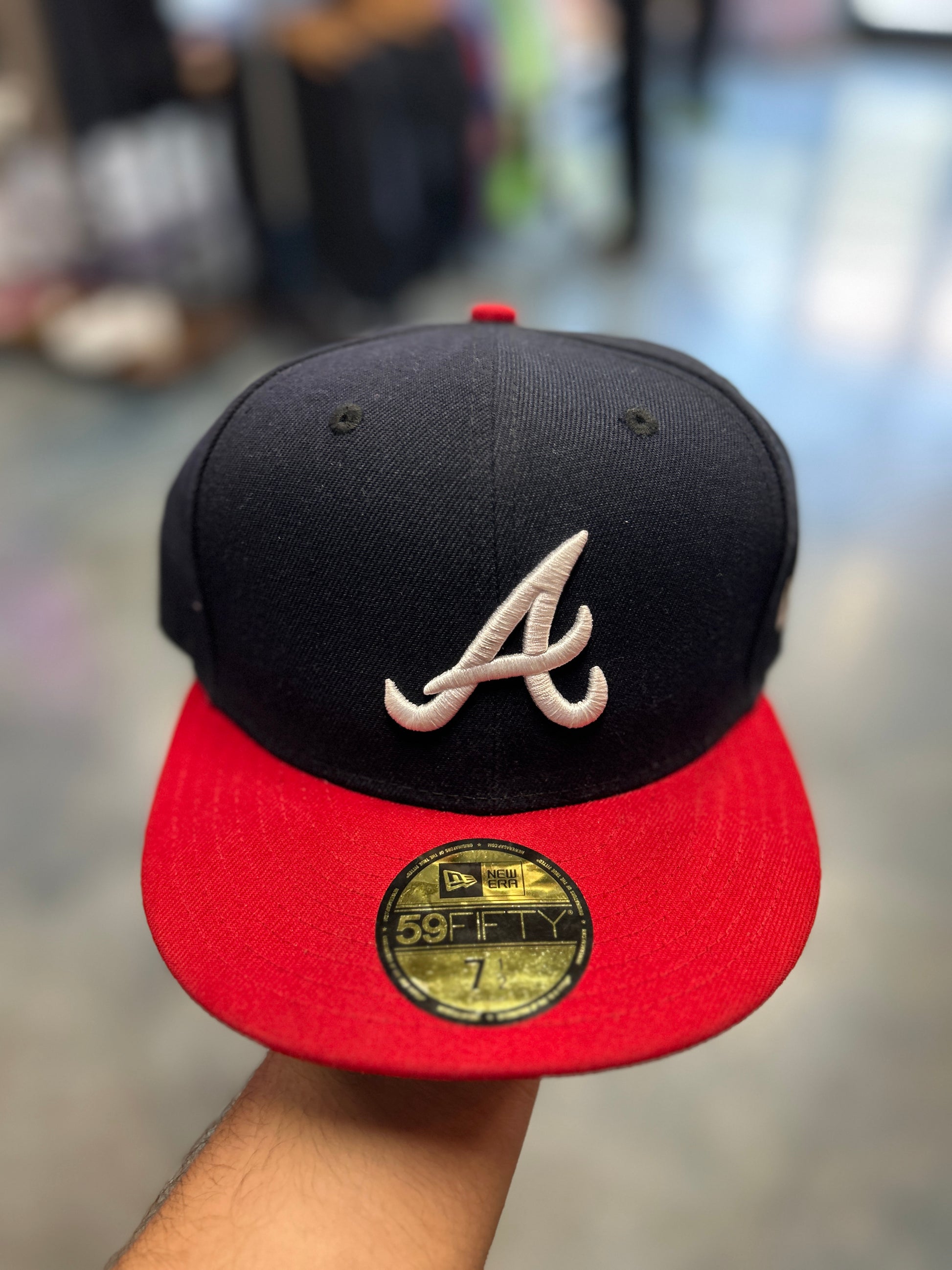 New Era Atlanta Braves Fitted Hat 7 1/2 (T)