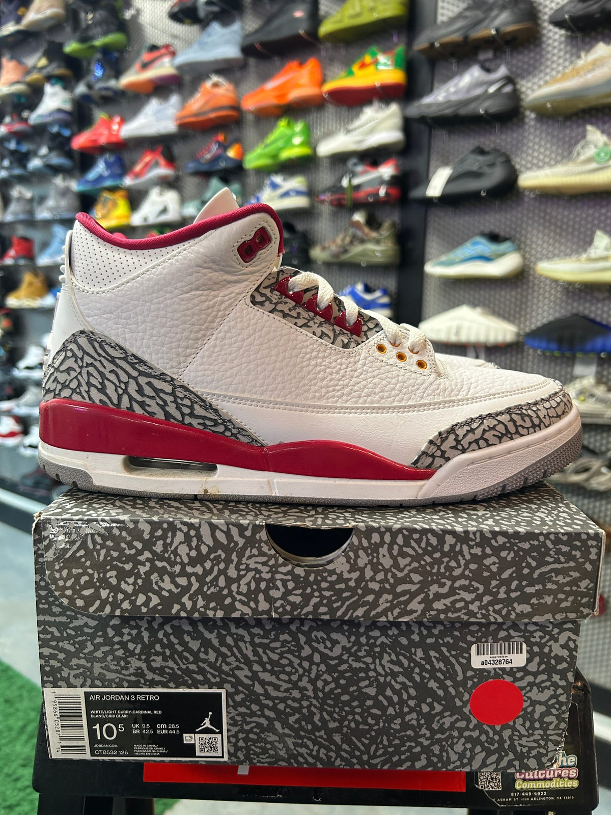 Jordan 3 Retro Cardinal Red