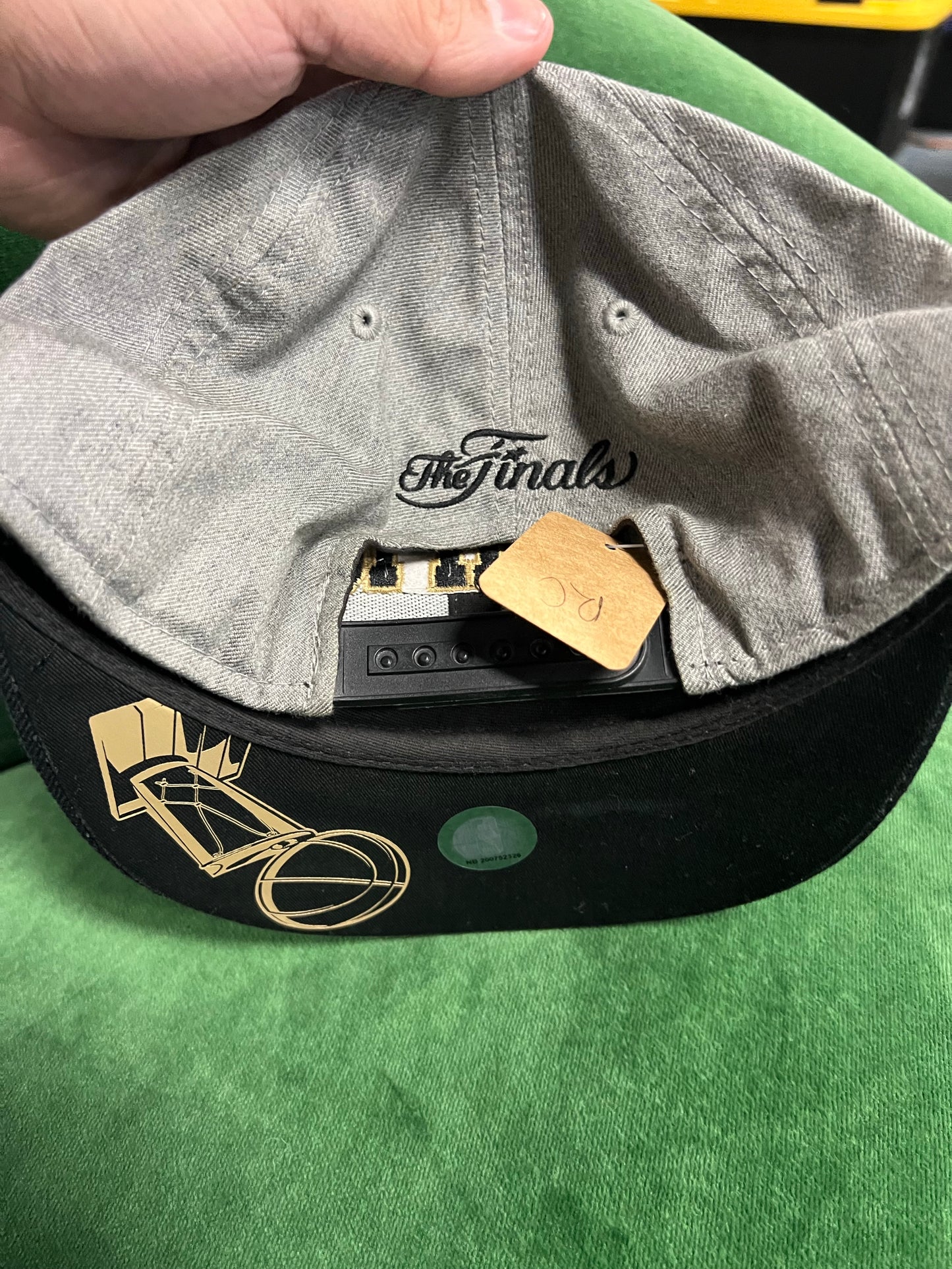 adidas NBA Finals Champions Dallas Mavericks Snapback Cap Hat Gray/Black