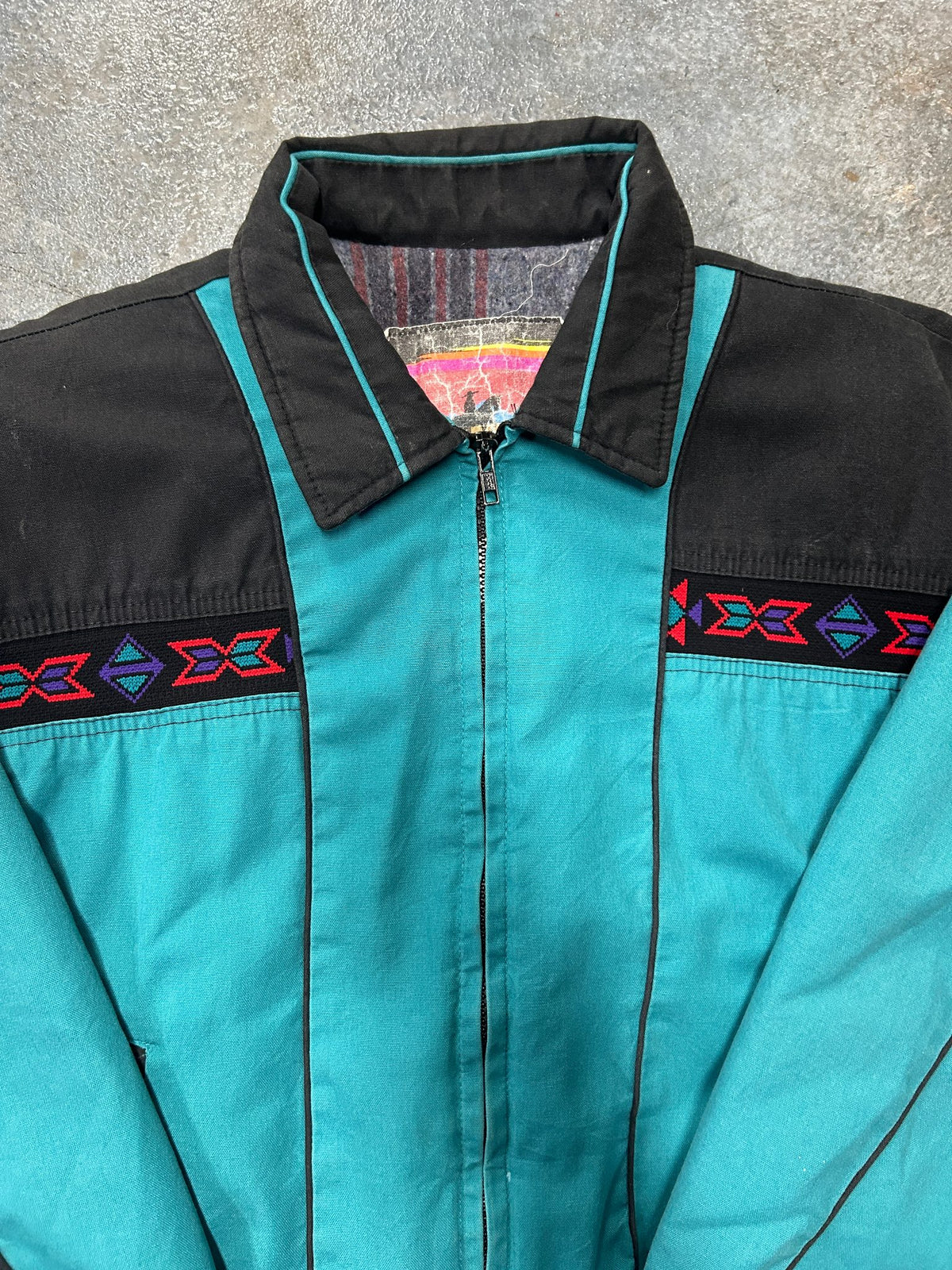 Vintage Santa Fe Blue Trail Jacket