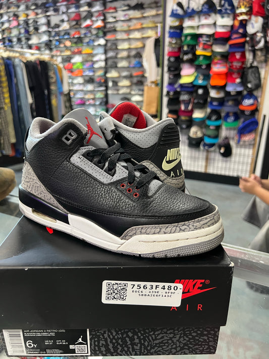 Jordan 3 Retro Black Cement (2024) (GS)