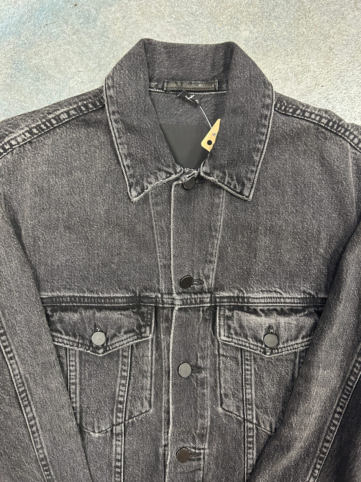 Vintage Alexander Wuang Black Jean Jacket