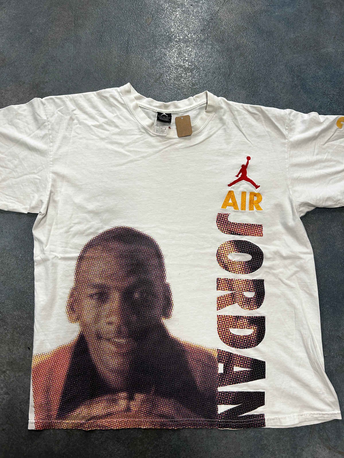 Dots Micheal Jordan White Tee B38 (YC)