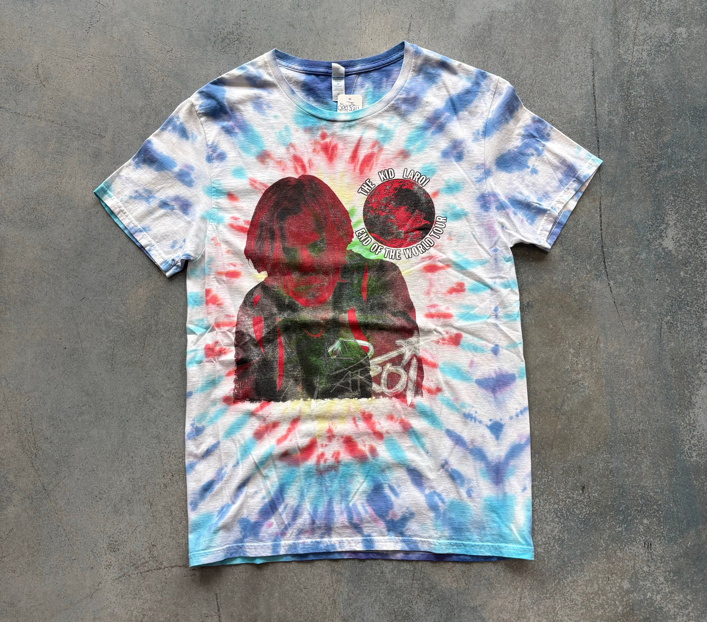 The Kids Laroi "End of the world Tour" Tee Tie Dye OTF