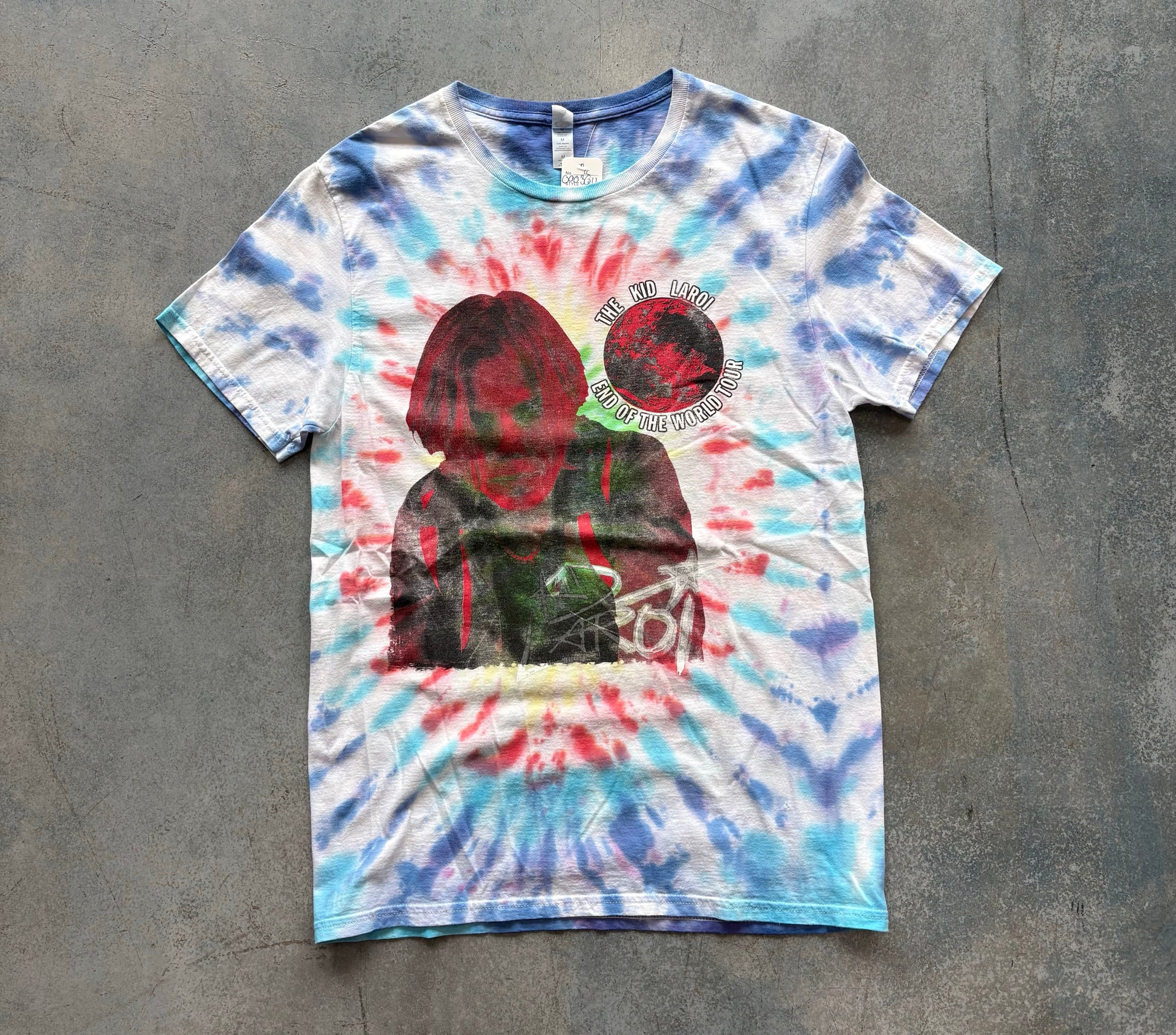 The Kids Laroi "End of the world Tour" Tee Tie Dye OTF
