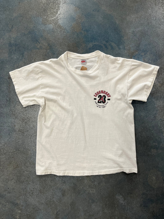 Legendary Day 23 White Tee Lettering On Back OTF