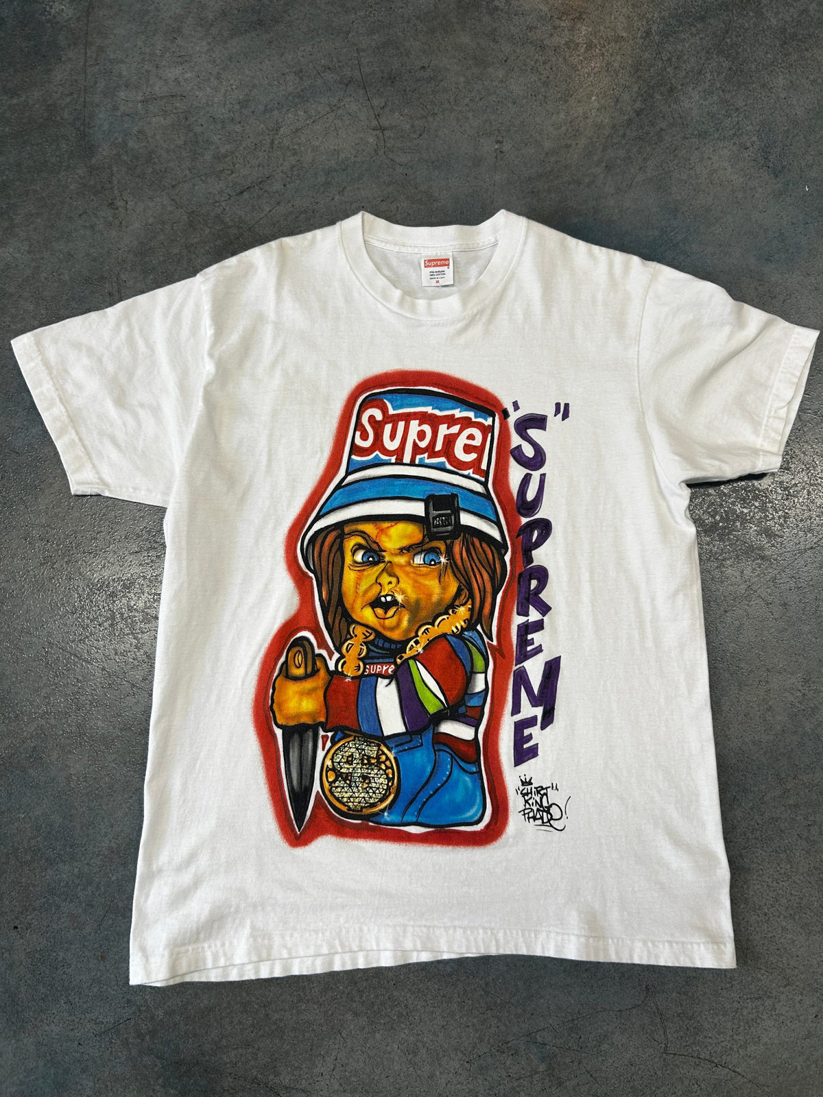 Supreme 2014 Forty Deuce Chucky King Phade White Tee