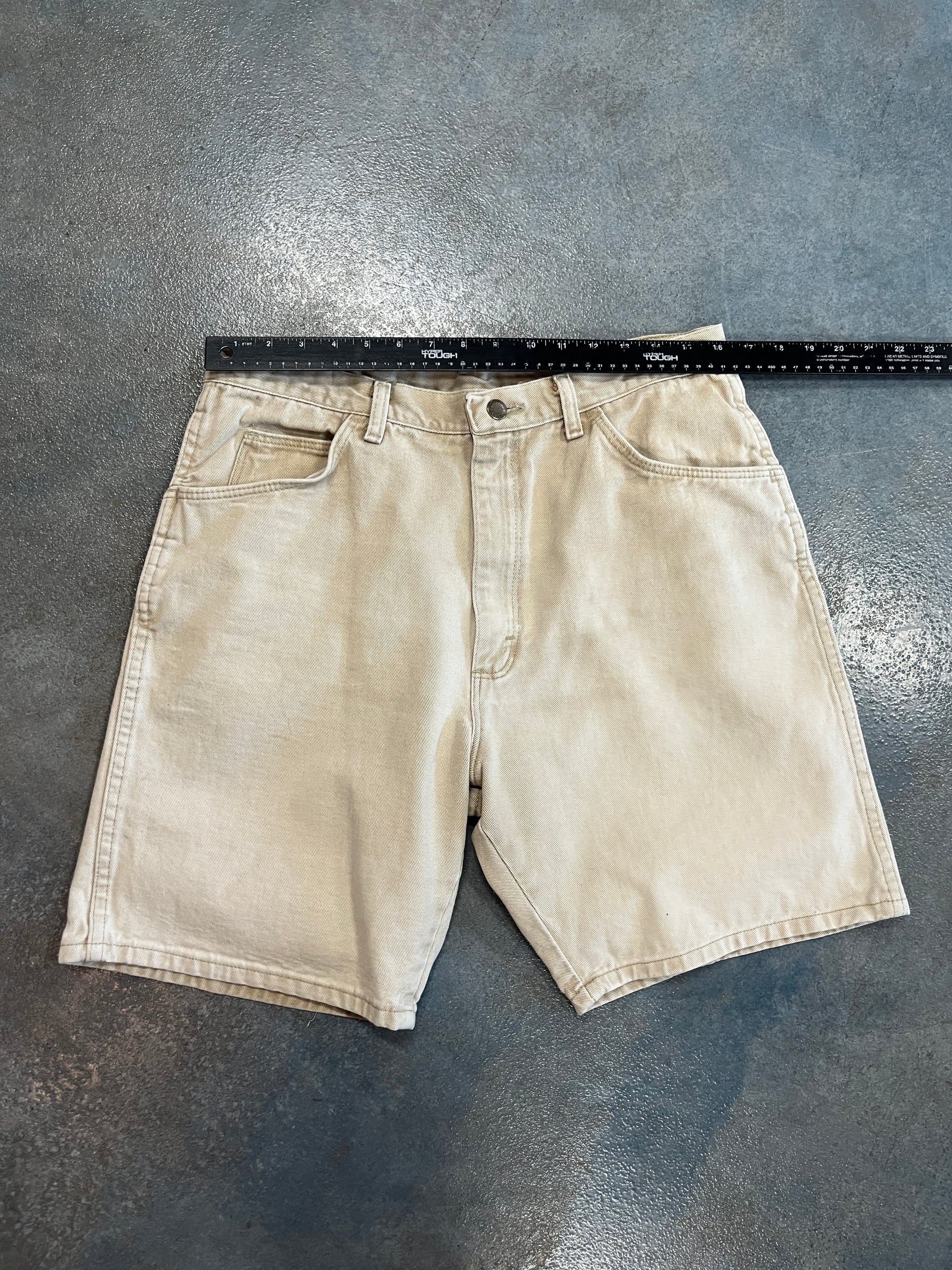 Wrangler Authentic Premium Quality Khaki/Grey Jean shorts OTF