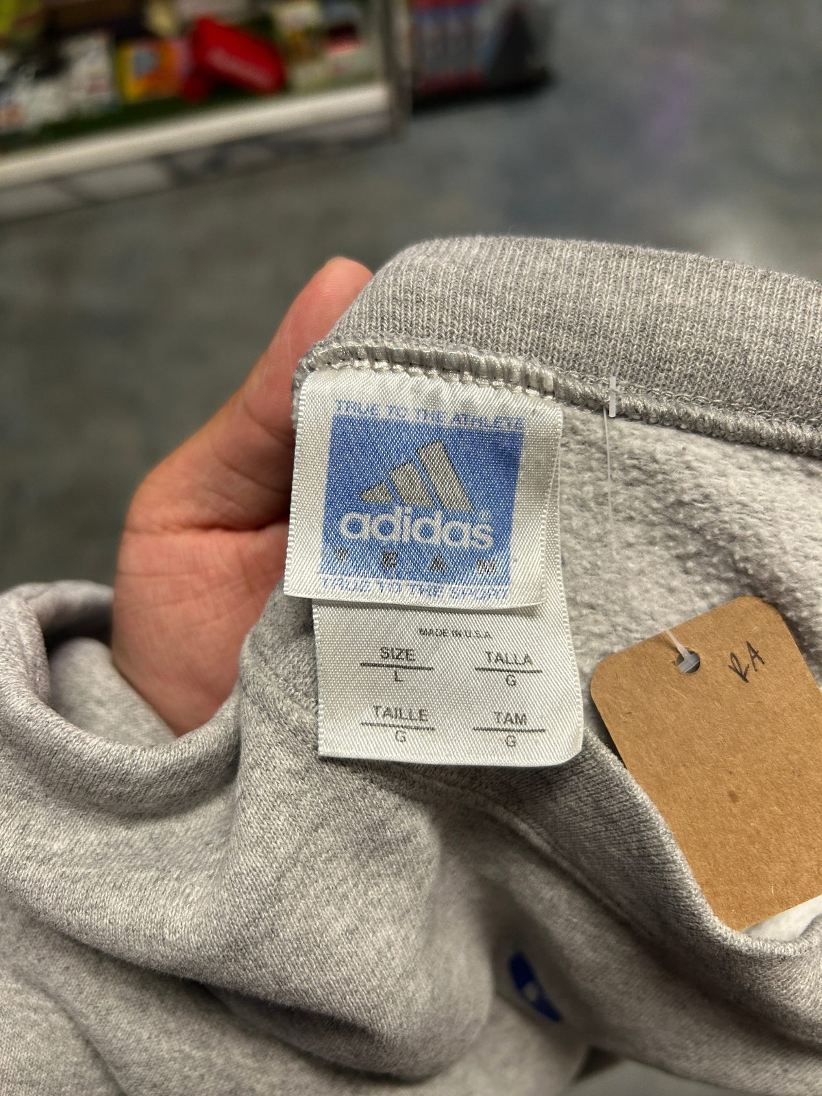 Vintage Adidas Colts Gray Pull Over