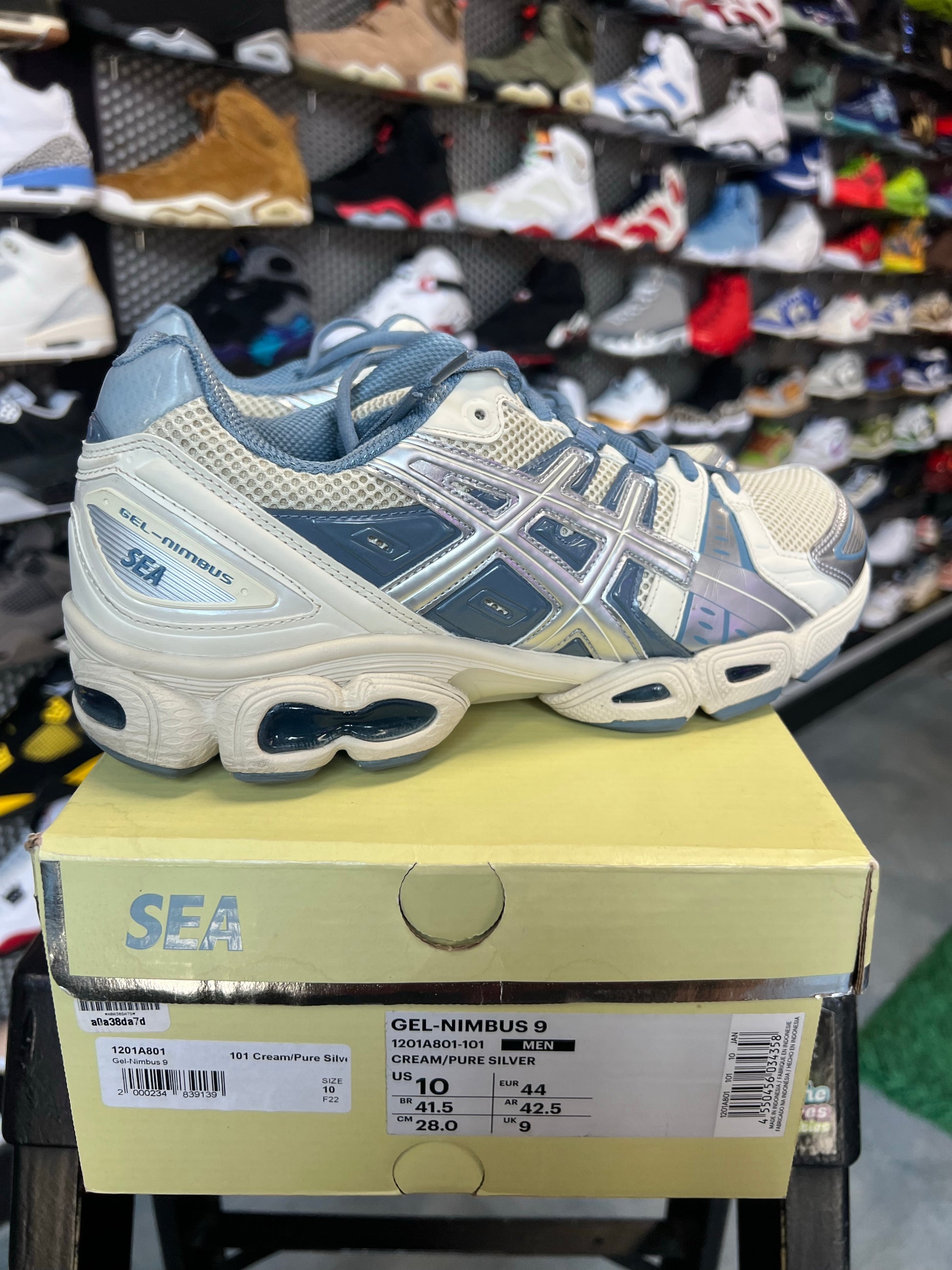 ASICS Gel-Nimbus 9 Wind And Sea Cream Blue