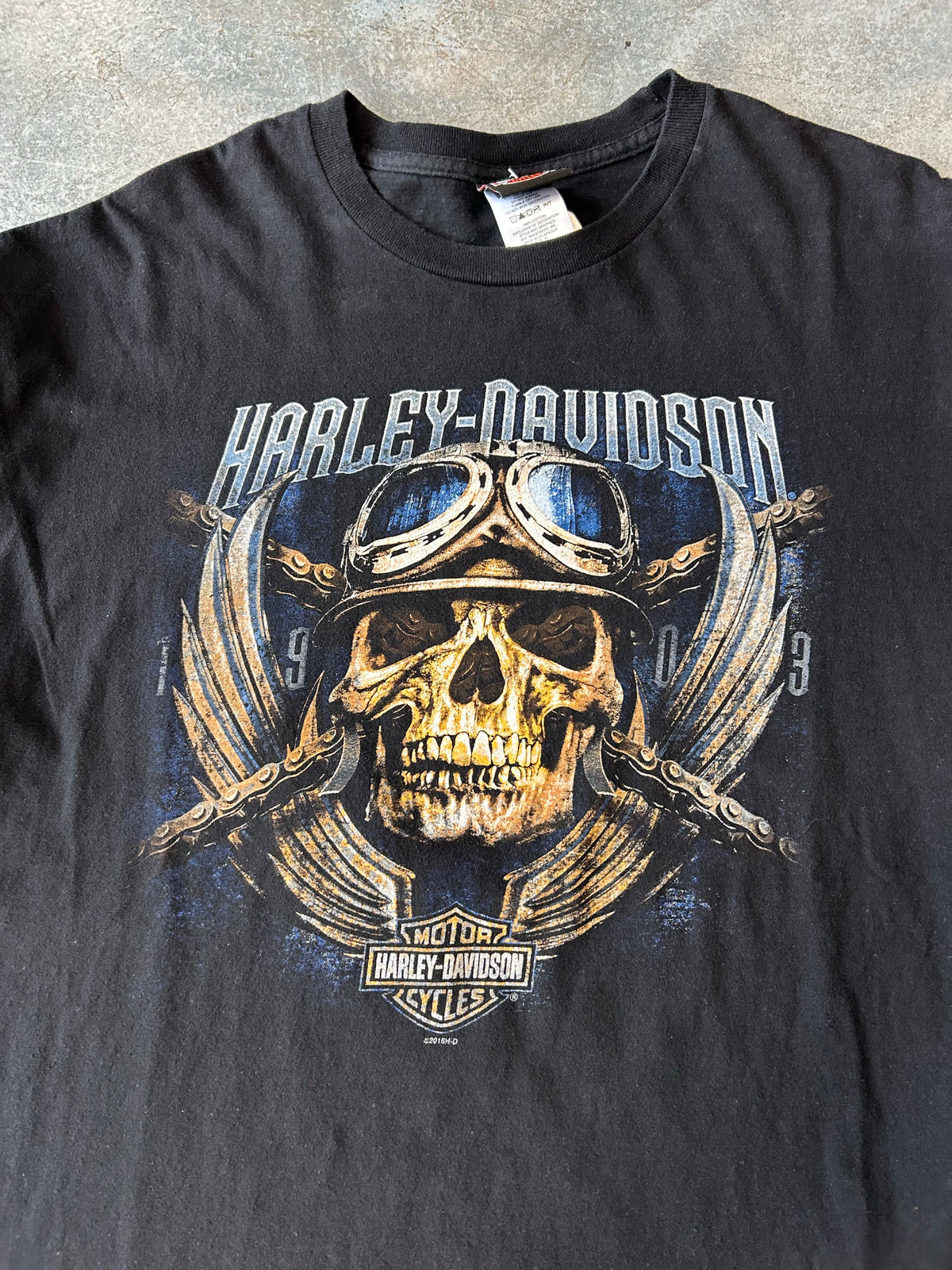 2015 Harley Davidson Skull T-shirt