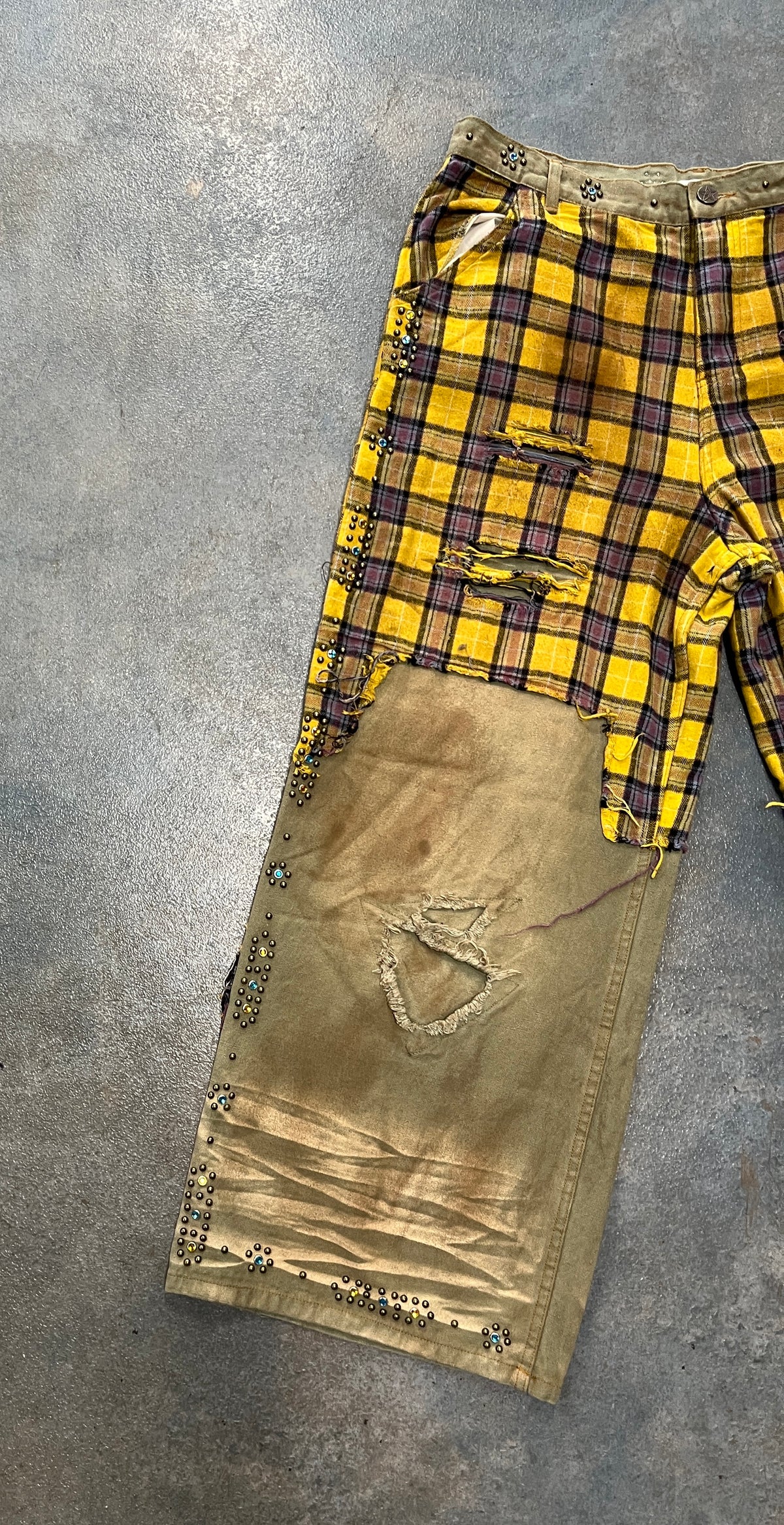 Vale Forever Armor Pants ‘Tan Yellow Plaid’