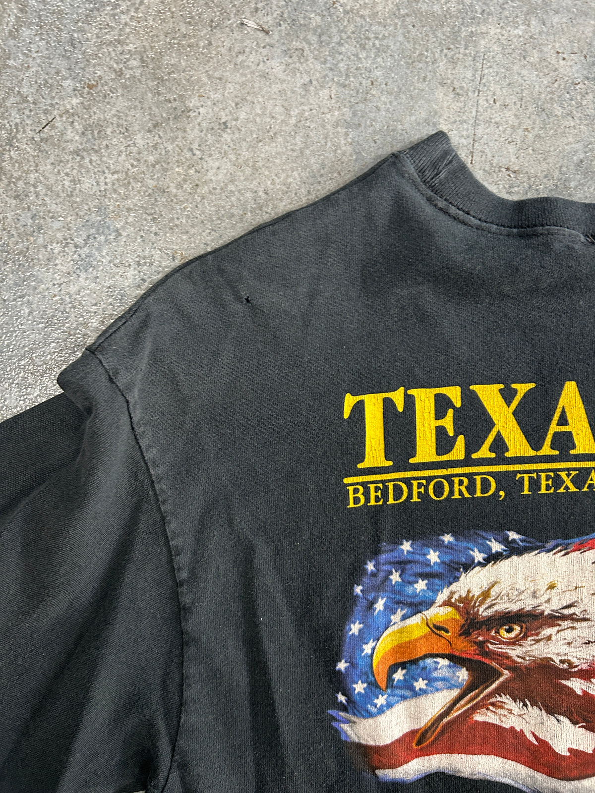 Vintage 1999 Harley Davidson Texas H-D Vintage Long Sleeve Black Tee