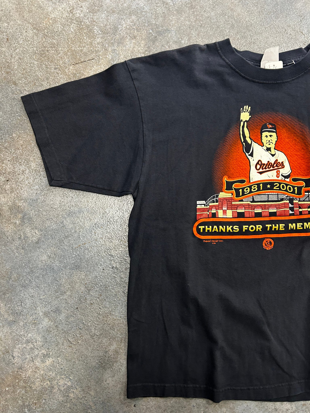 Vintage Thanks For The Memories 1981-2001 Black Tee