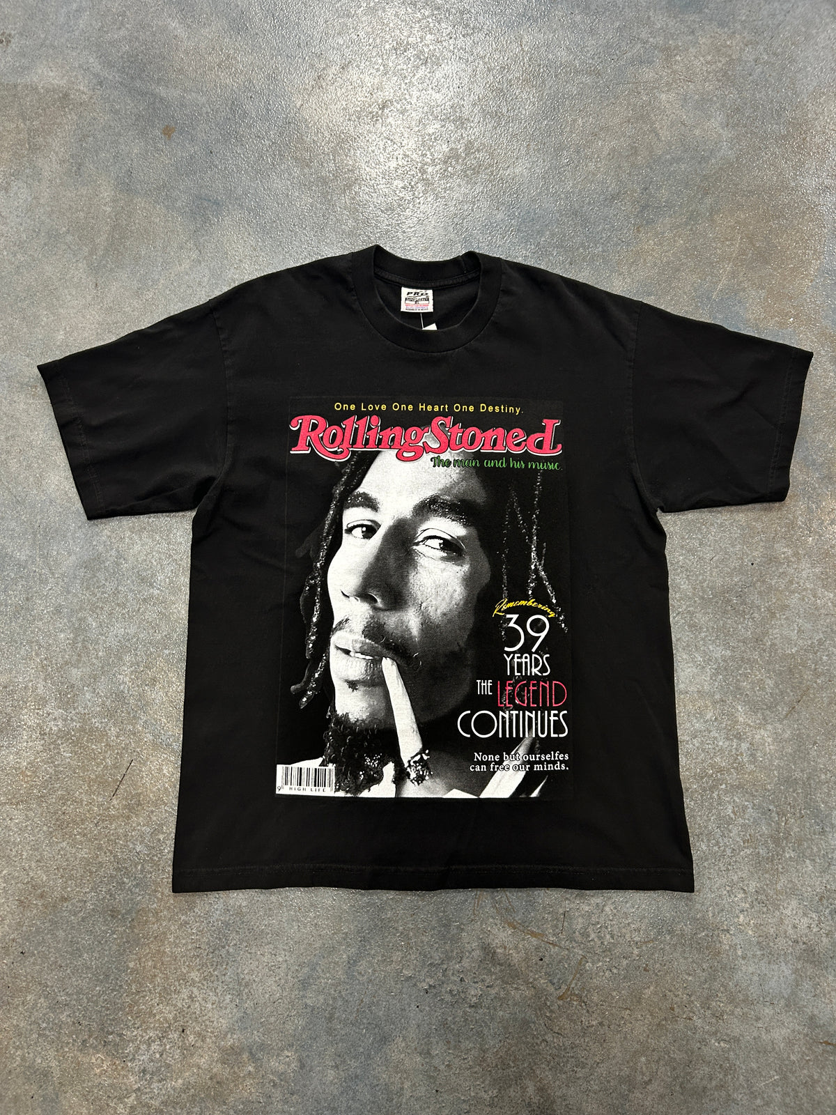 Rolling Stones Bob Marley Tshirt OTF
