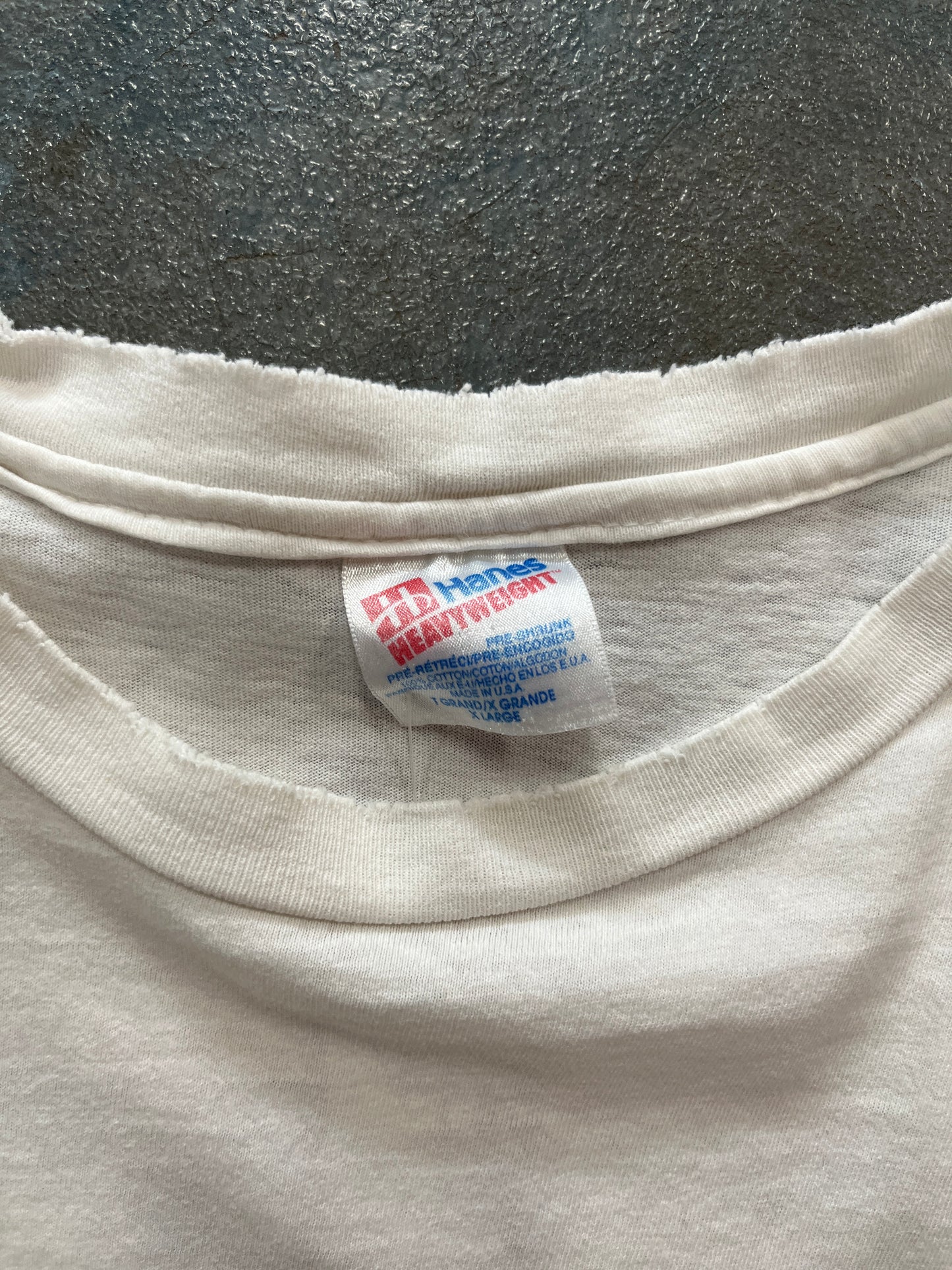 Vintage 90s Apple Newton Logo Hanes White T-Shirt OTF