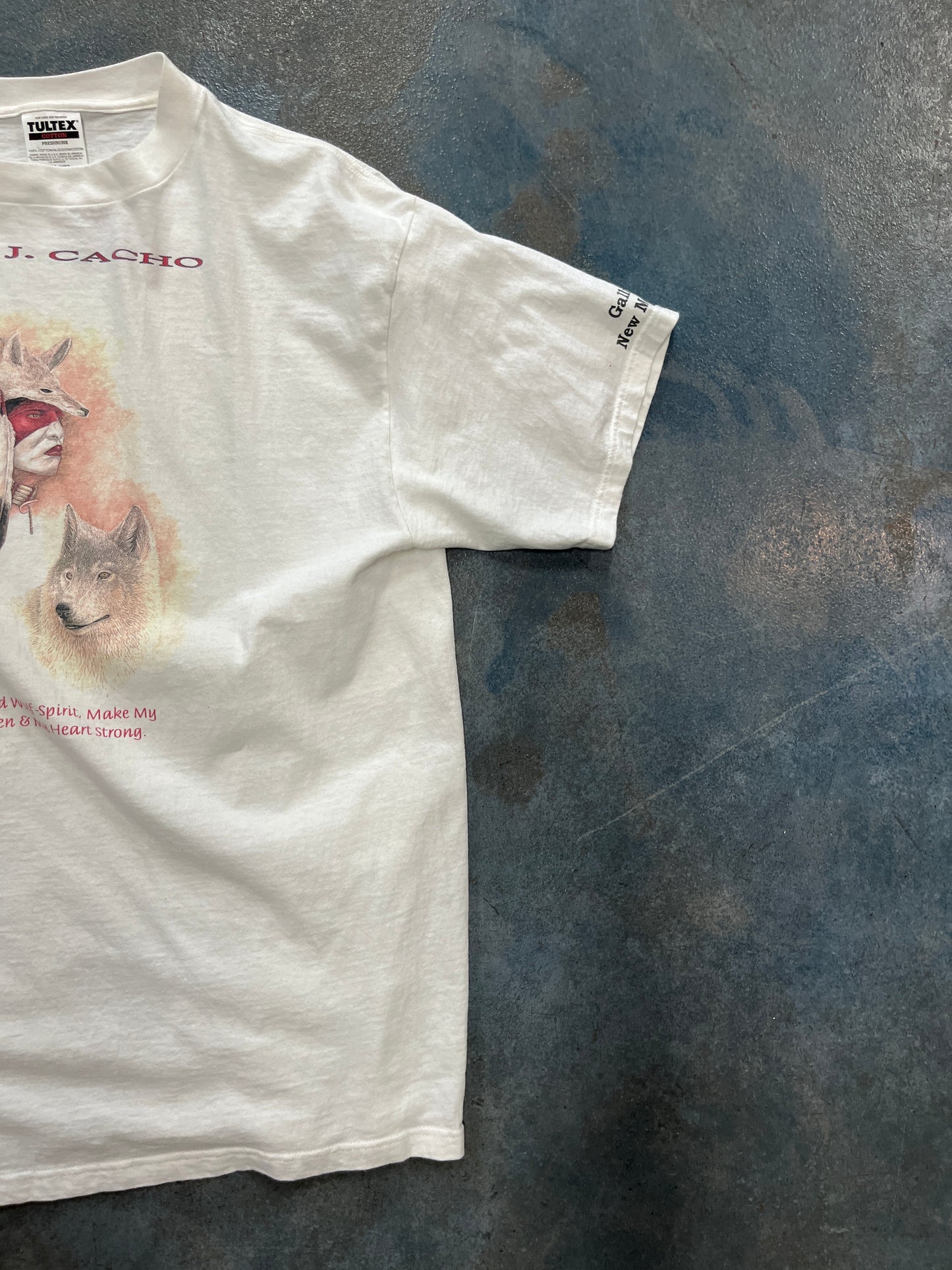 Vintage VTG Earl J. Chaco Tulex White T-Shirt OTF