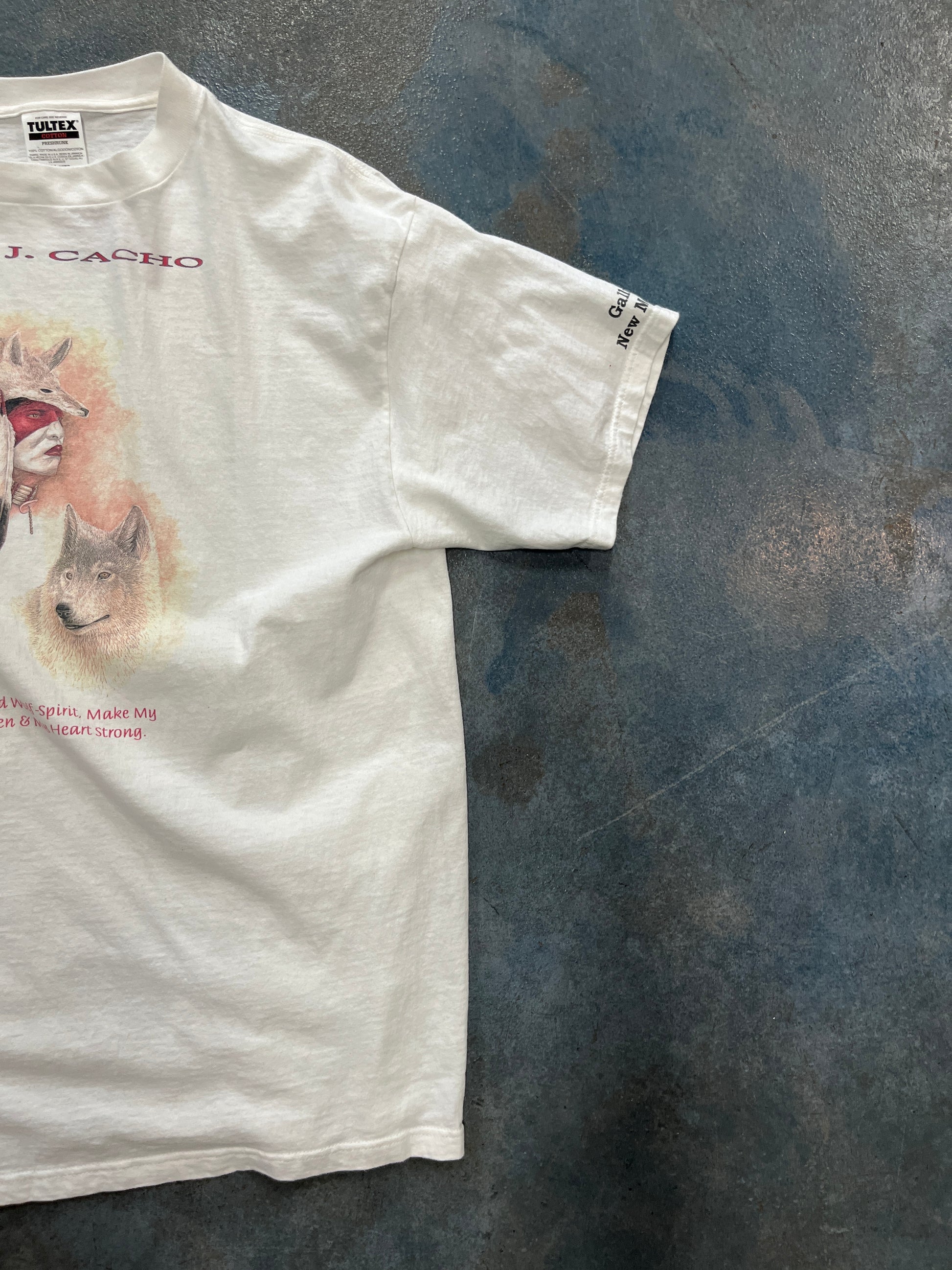 Vintage VTG Earl J. Chaco Tulex White T-Shirt OTF