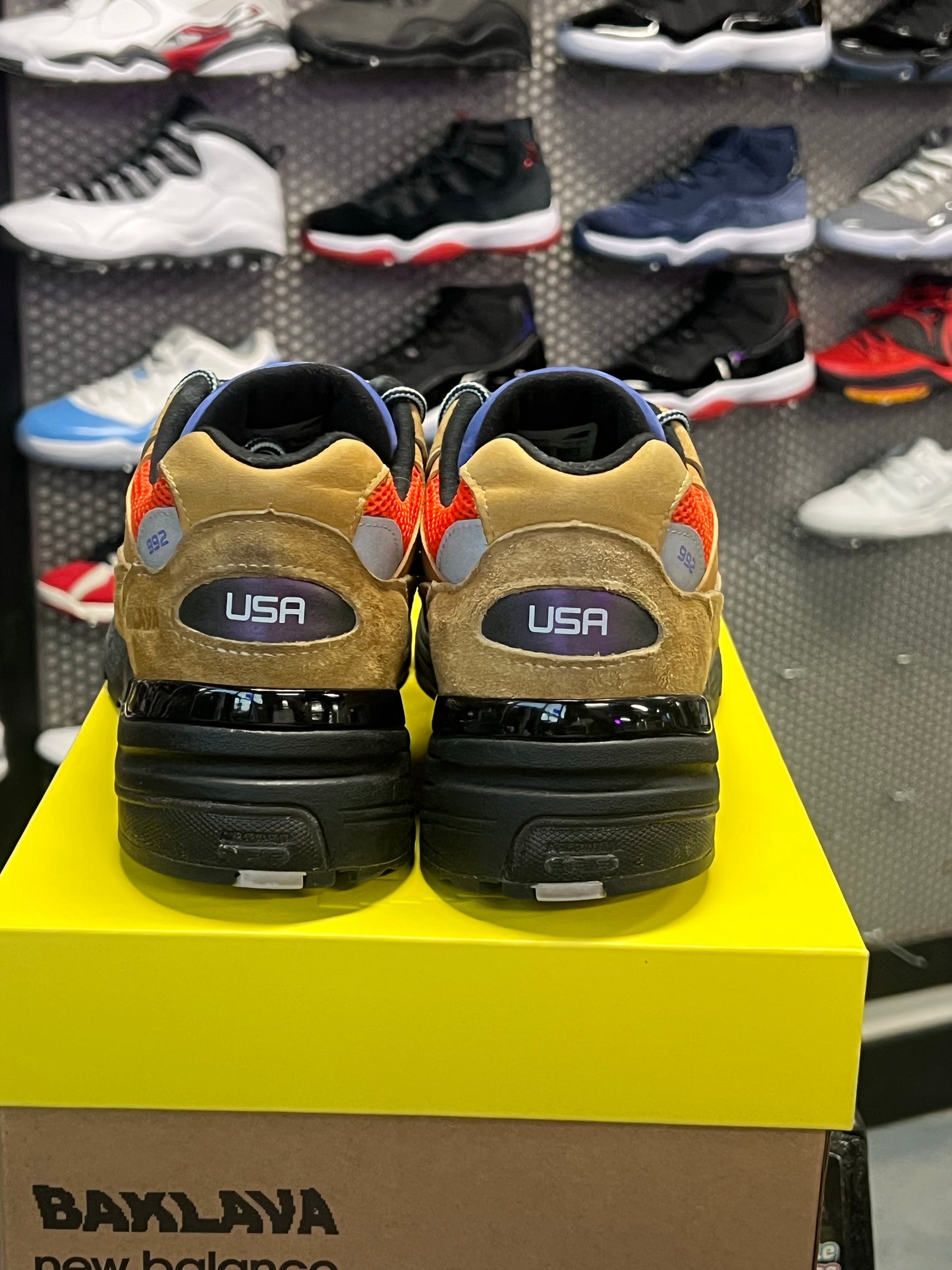 New Balance 992 MiUSA Action Bronson Tiger Eye