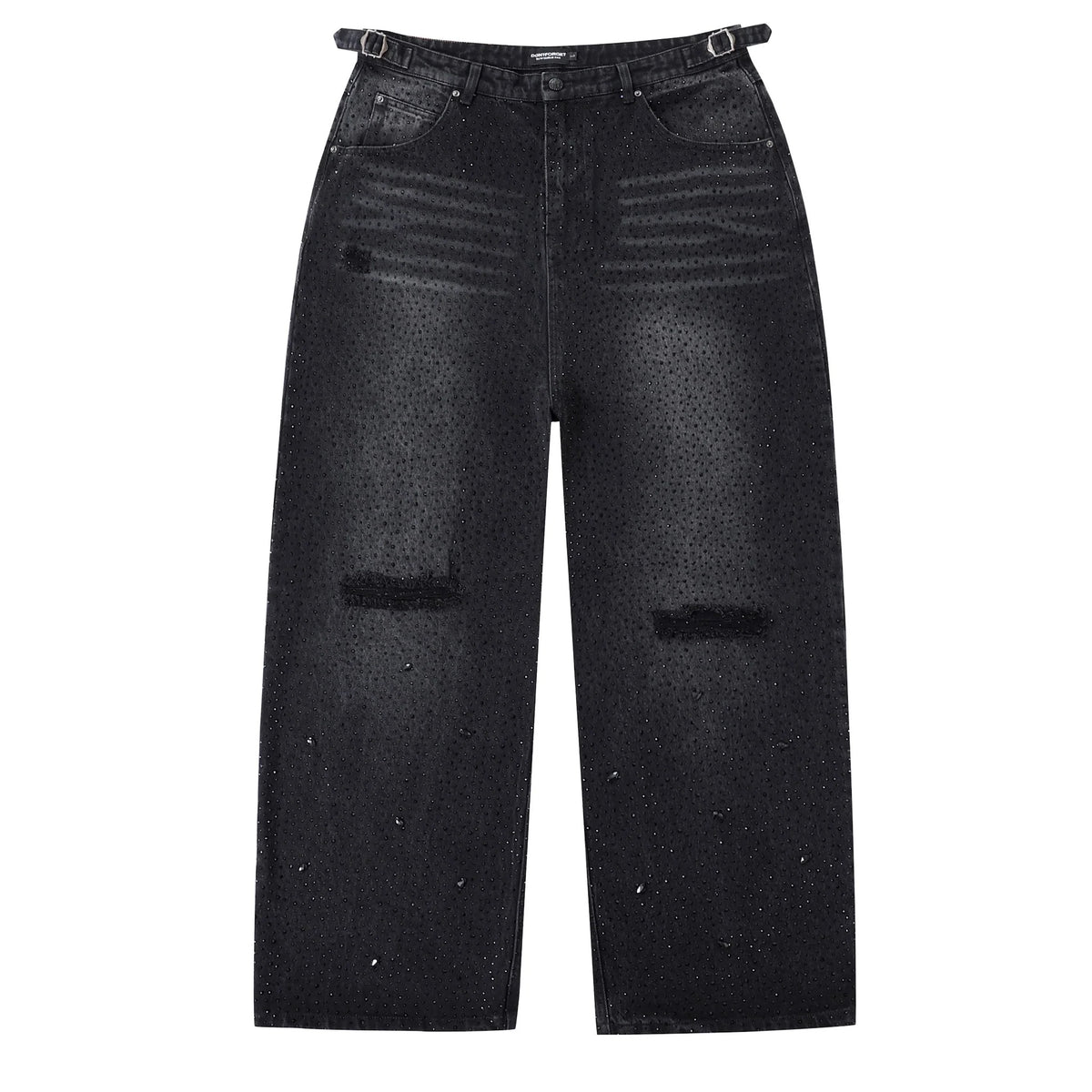Noubliespas Black Studded Jeans